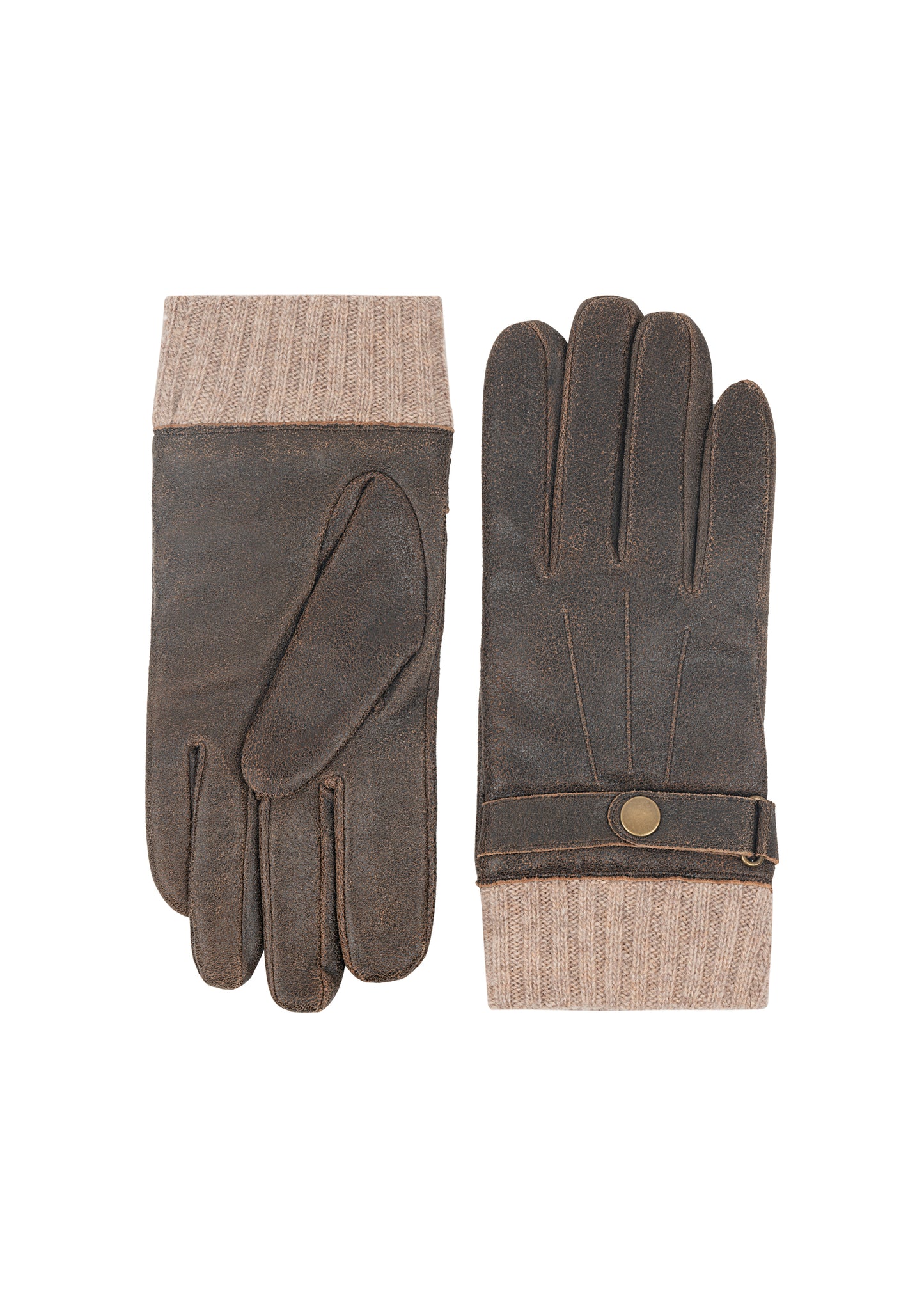 MG24D - distressed flight glove in Brown