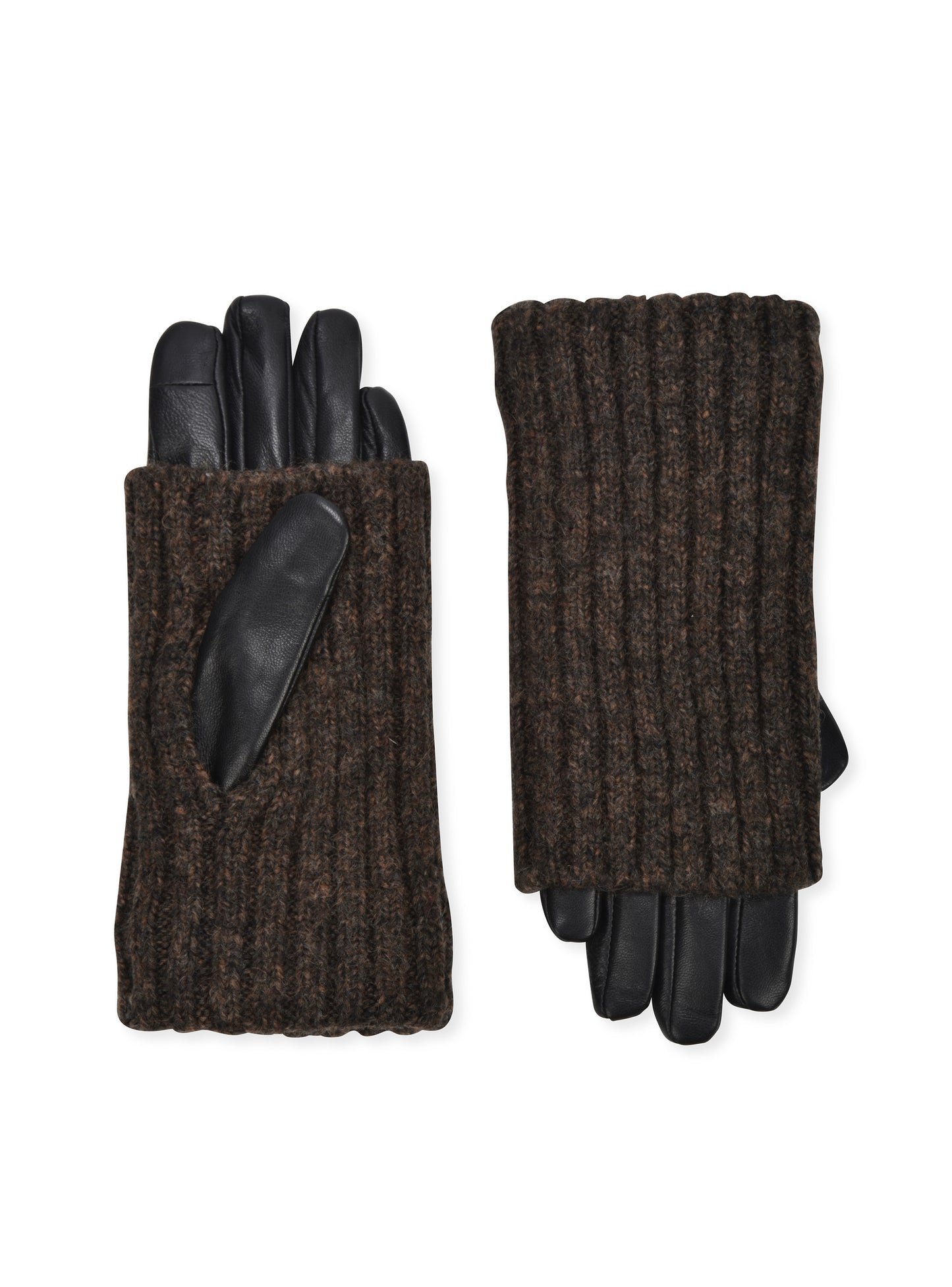 Women's woodsmoke overlay glove in Brown