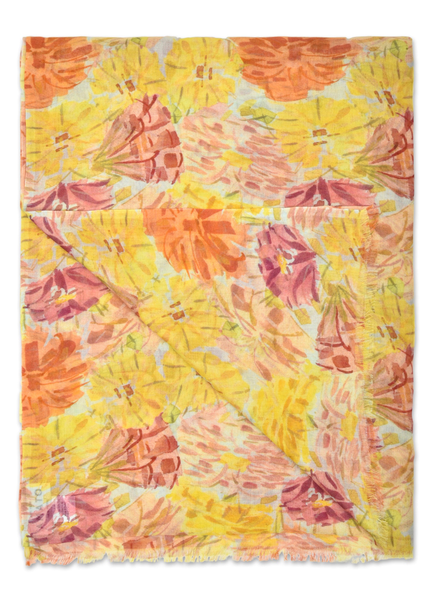 womens floral modal scarf wrap