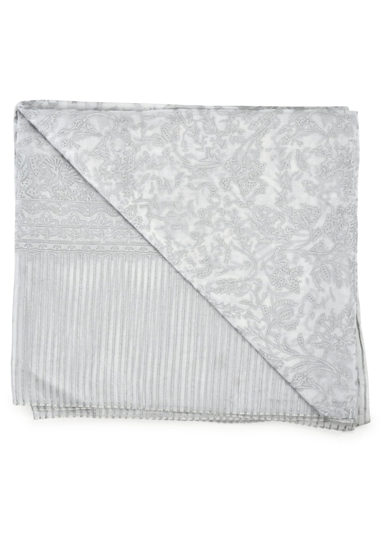 womens silver silk scarf wrap