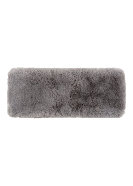 Short Hair Faux Fur Headband in Opal